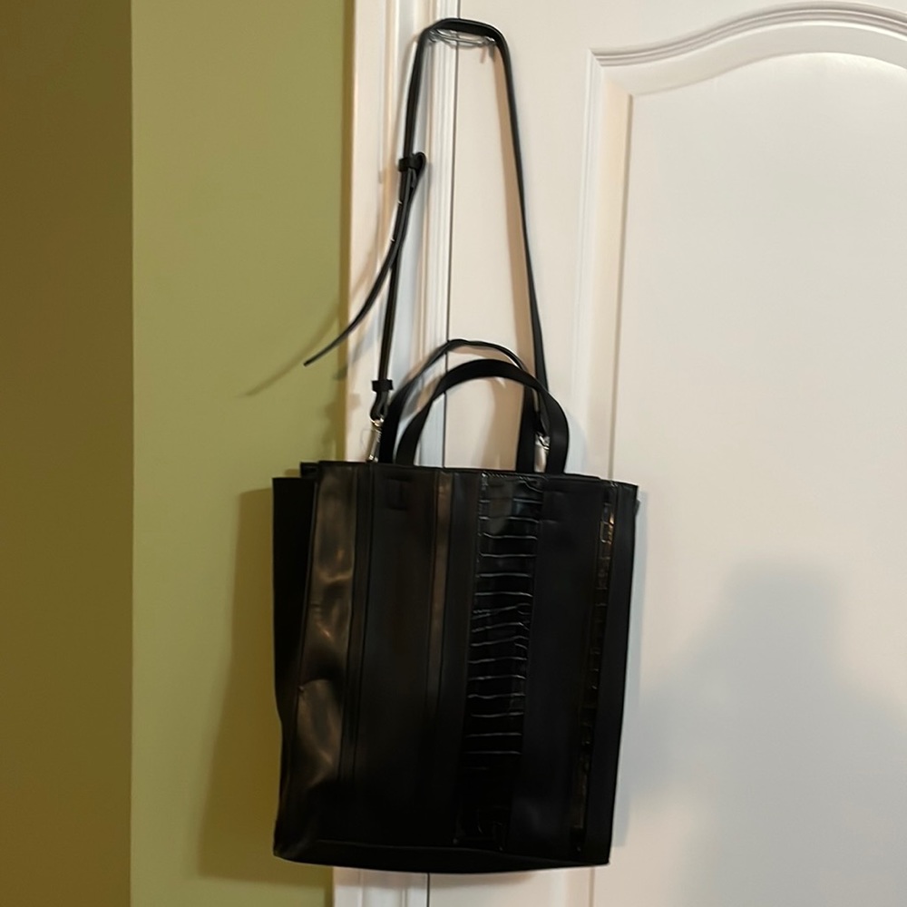 French Connection Black Leather bag